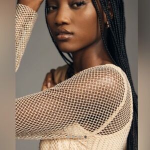 Sunday in Brooklyn sparkle mesh top